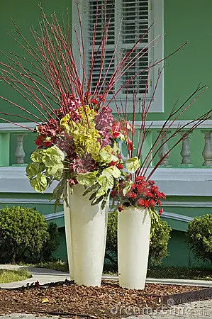 Decorating with container gardens.