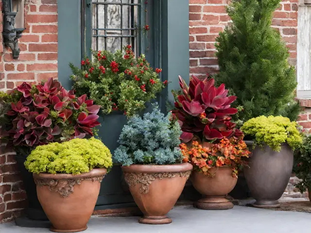 Creating Seasonal Displays with Colorful Potted Plants