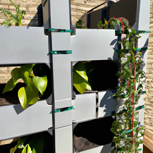 Building a Vertical Garden with Stacked Containers