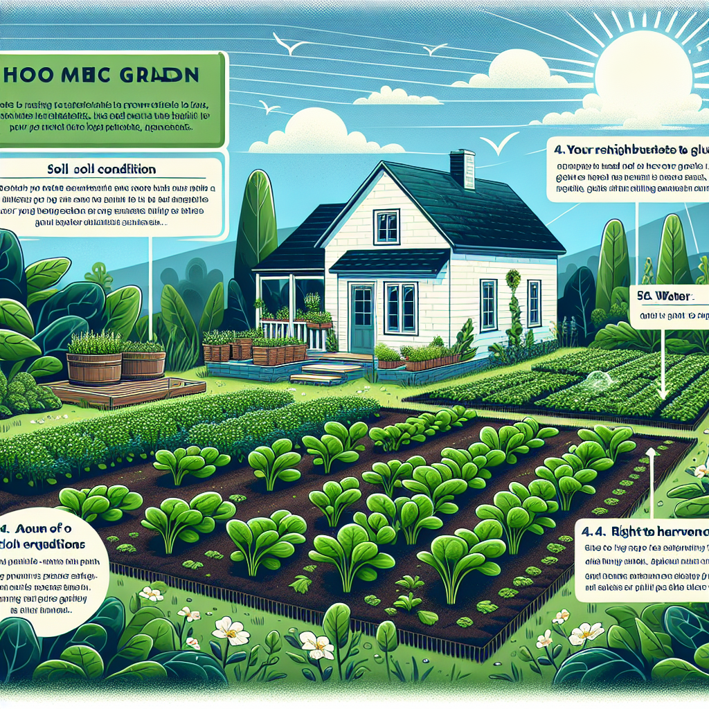 A Guide to Growing Nutritious Spinach in Your Home Garden