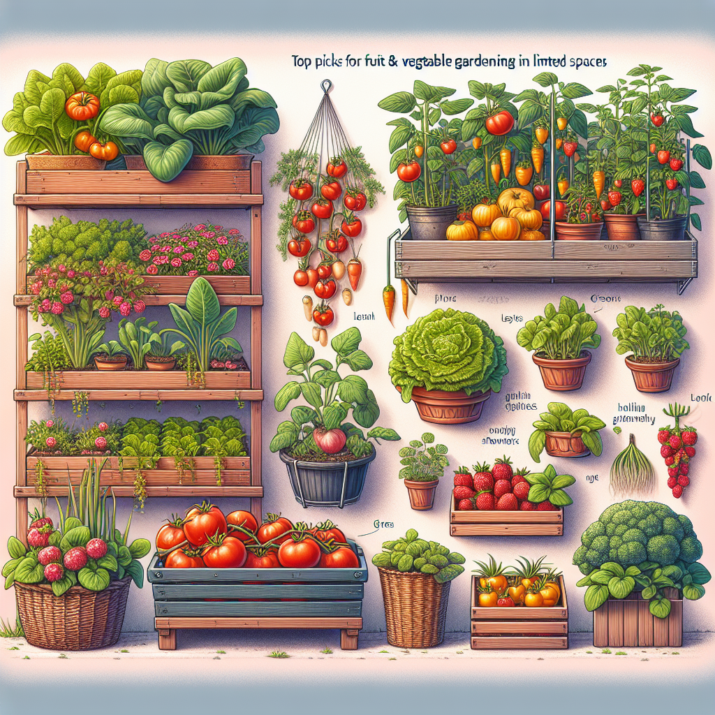 Cultivating Nature in Limited Spaces: Top Picks for Fruit and Vegetable Container Gardening