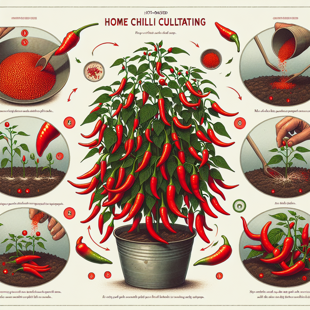 Growing Red Chili Peppers: A Guide to Cultivating Spicy Heat at Home