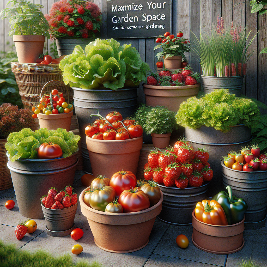 Maximizing Your Garden Space: Ideal Fruits and Vegetables for Container Gardening