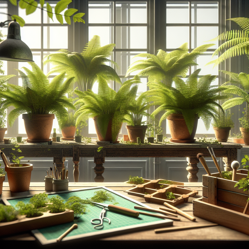 Container Gardening: The Art of Growing Ferns Indoors