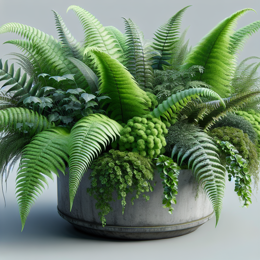 Creating a Beautiful Container Garden with Ferns