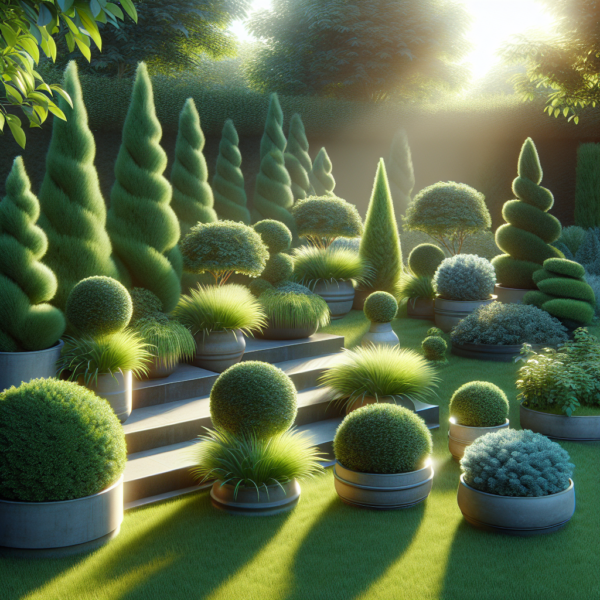 Creative Landscaping Ideas Using Blue Point Juniper in Pots Enjoy