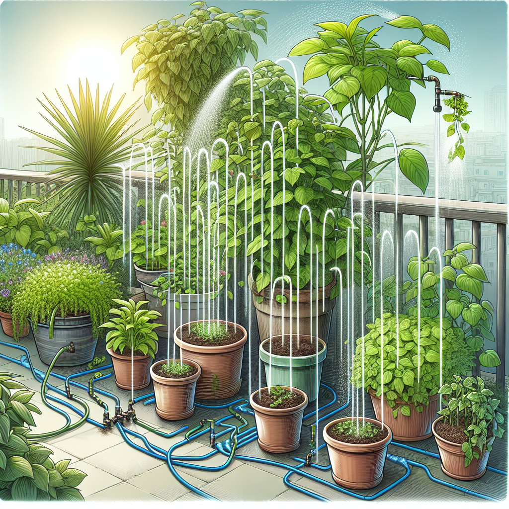 Enhancing Your Container Plants with Slow Drip Irrigation