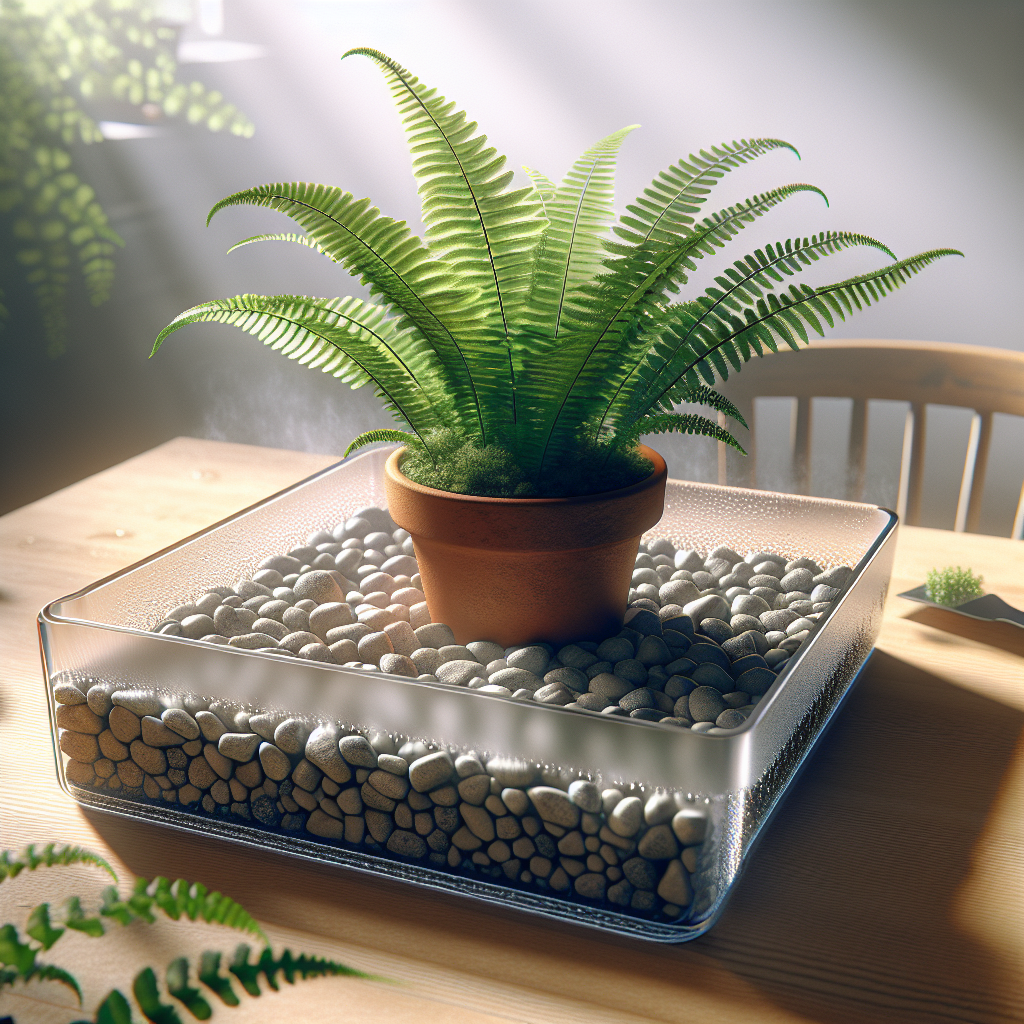 How to Create a Humidity Tray for Your Ferns in Containers