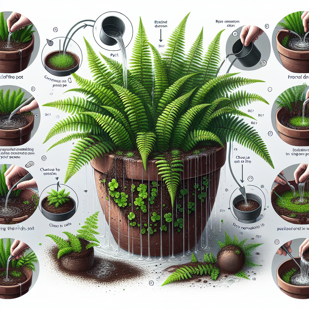 How to Maintain Proper Drainage When Growing Ferns in Pots