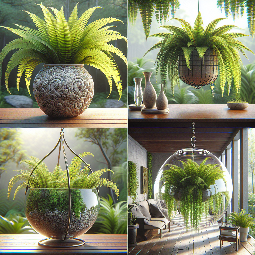 Ideal Containers for Growing Ferns Indoors or Outdoors