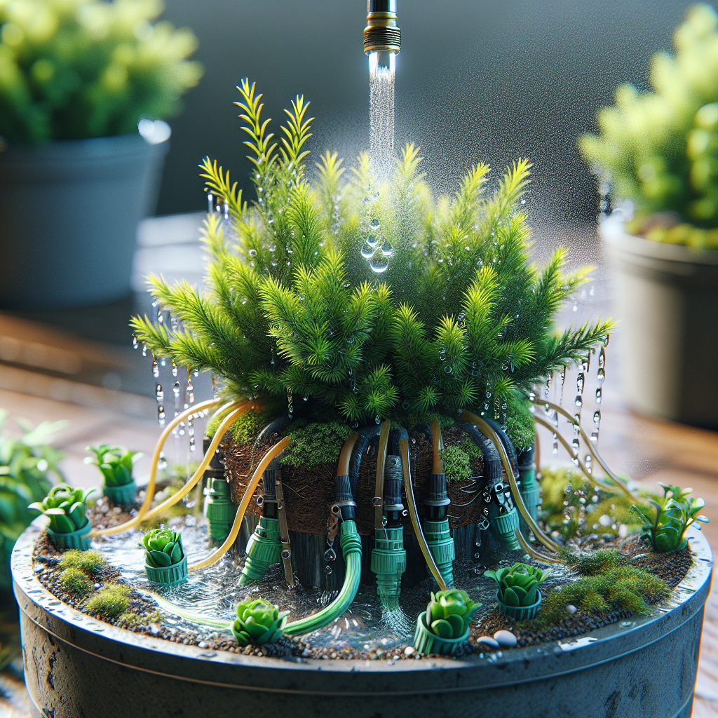 Mastering Slow Drip Watering for Juniper Plants in Containers