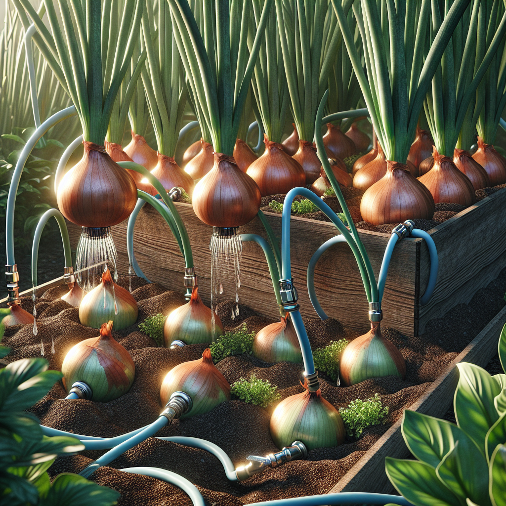 Maximizing Yield: Growing Onions in Containers with Slow Drip Systems