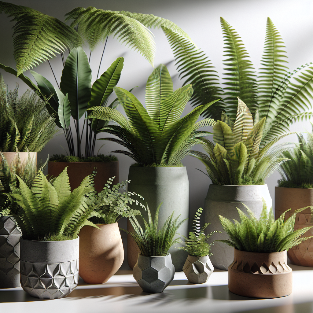 The Art of Mixing Ferns in Container Displays