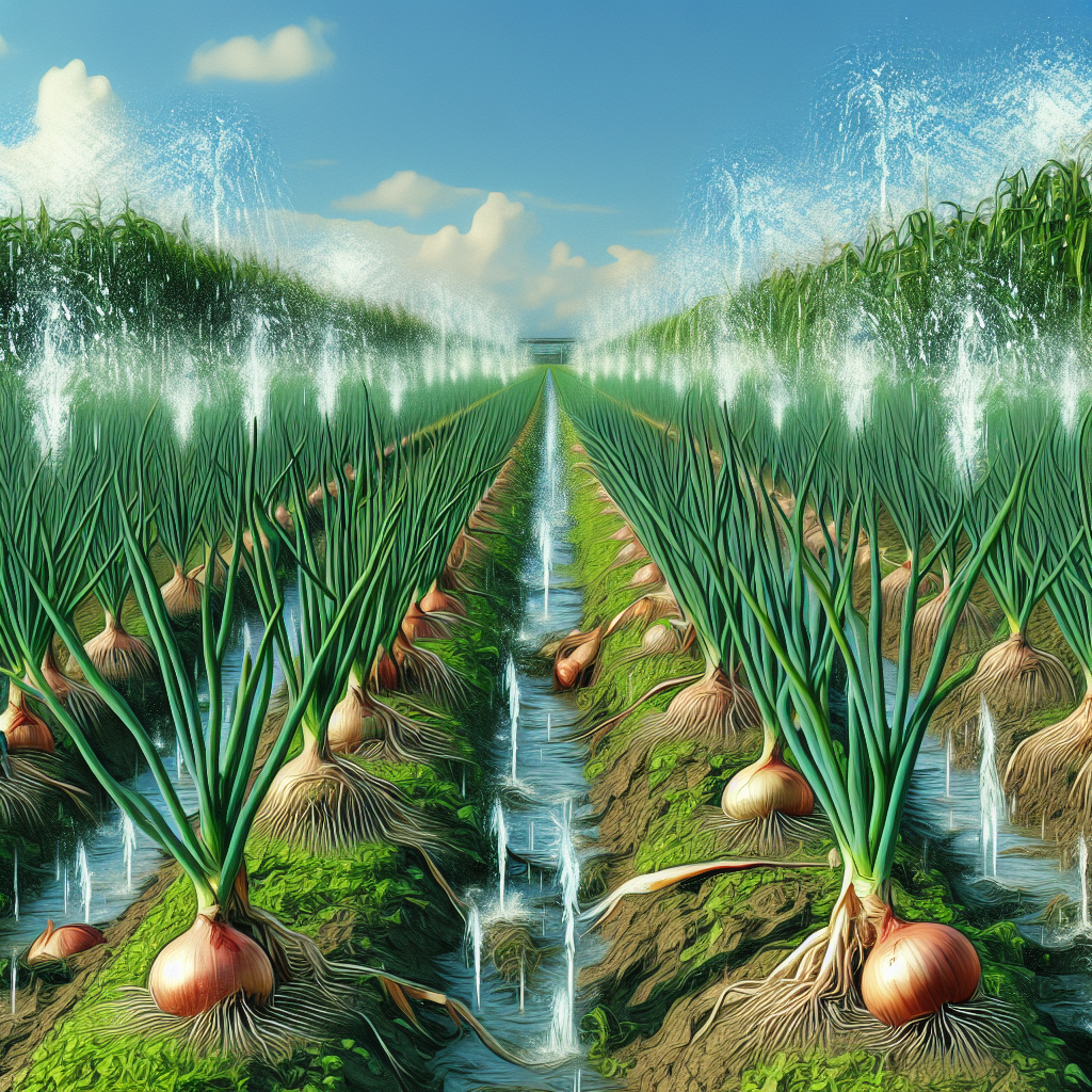 The Benefits Of Consistent Moisture Levels For Thriving Onion Crops    