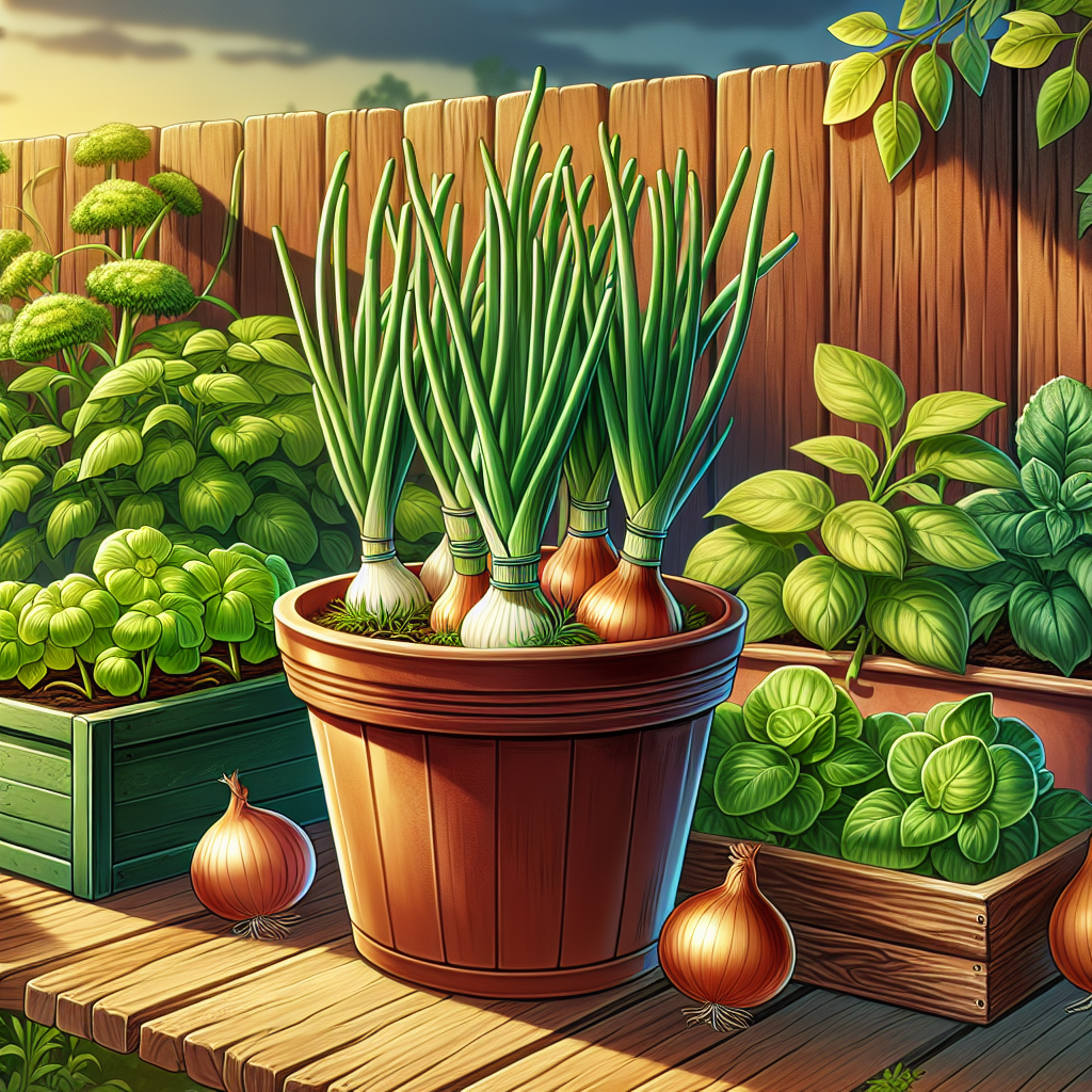 The Best Companion Plants for Onions in Containers