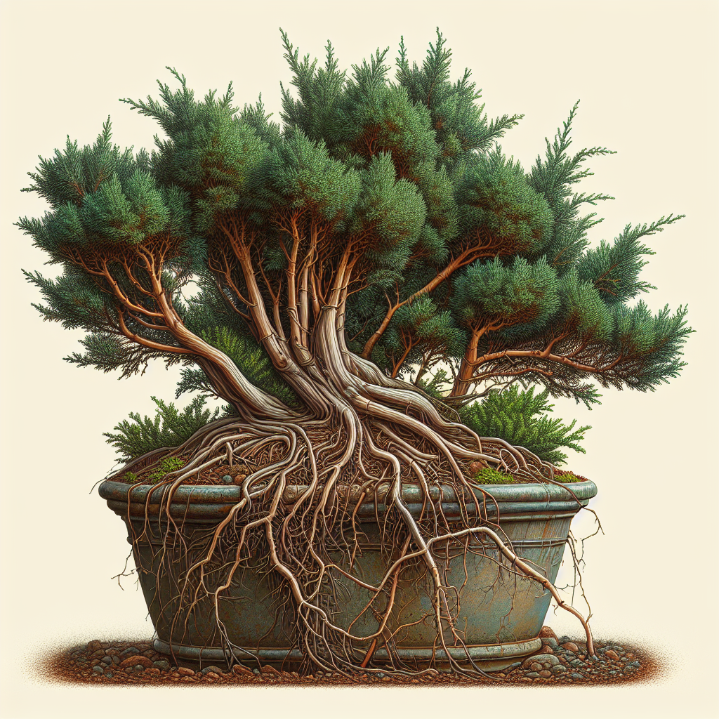 Understanding the Root Structure of Junipers Planted In Pots  