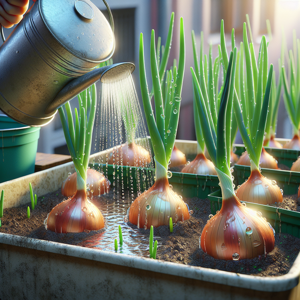 Understanding the Watering Needs of Onions in Containers