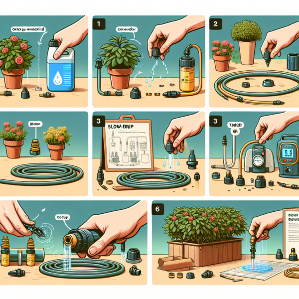 Best practices for setting up and maintaining a slowdrip watering