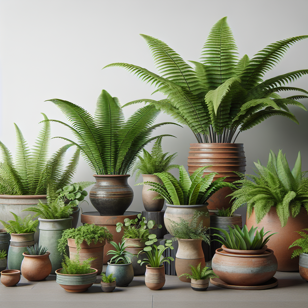 Choosing the right pot for your ferns