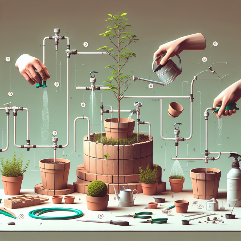 DIY Slow Drip Watering System Effortless Irrigation for Your Pots