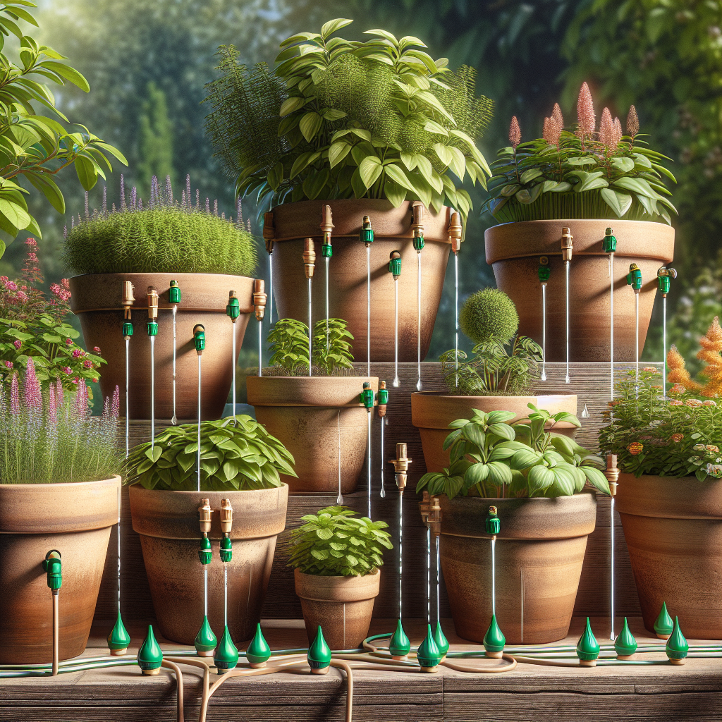 Efficient Watering: Setting Up a Slow Drip System for Healthier Pots