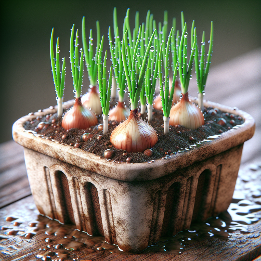 Growing Onions in Containers