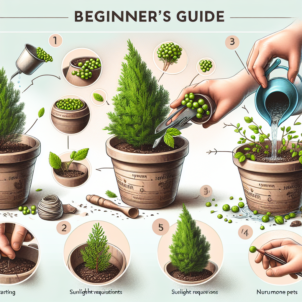 Growing juniper in pots: a beginner's guide