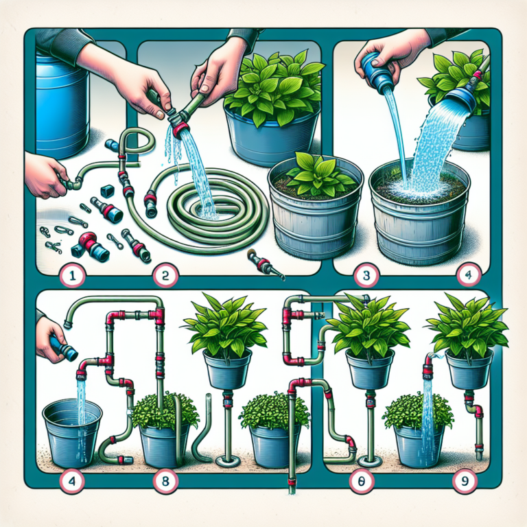 How to set up a slow drip watering system for pots Enjoy Container