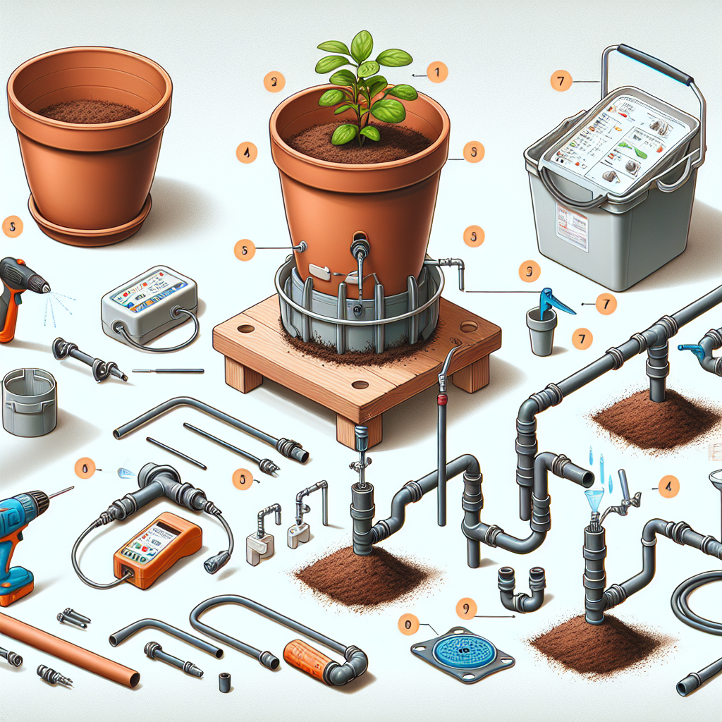 Setting Up a Slow Drip Irrigation System: Tailored Tips for Potted Plants