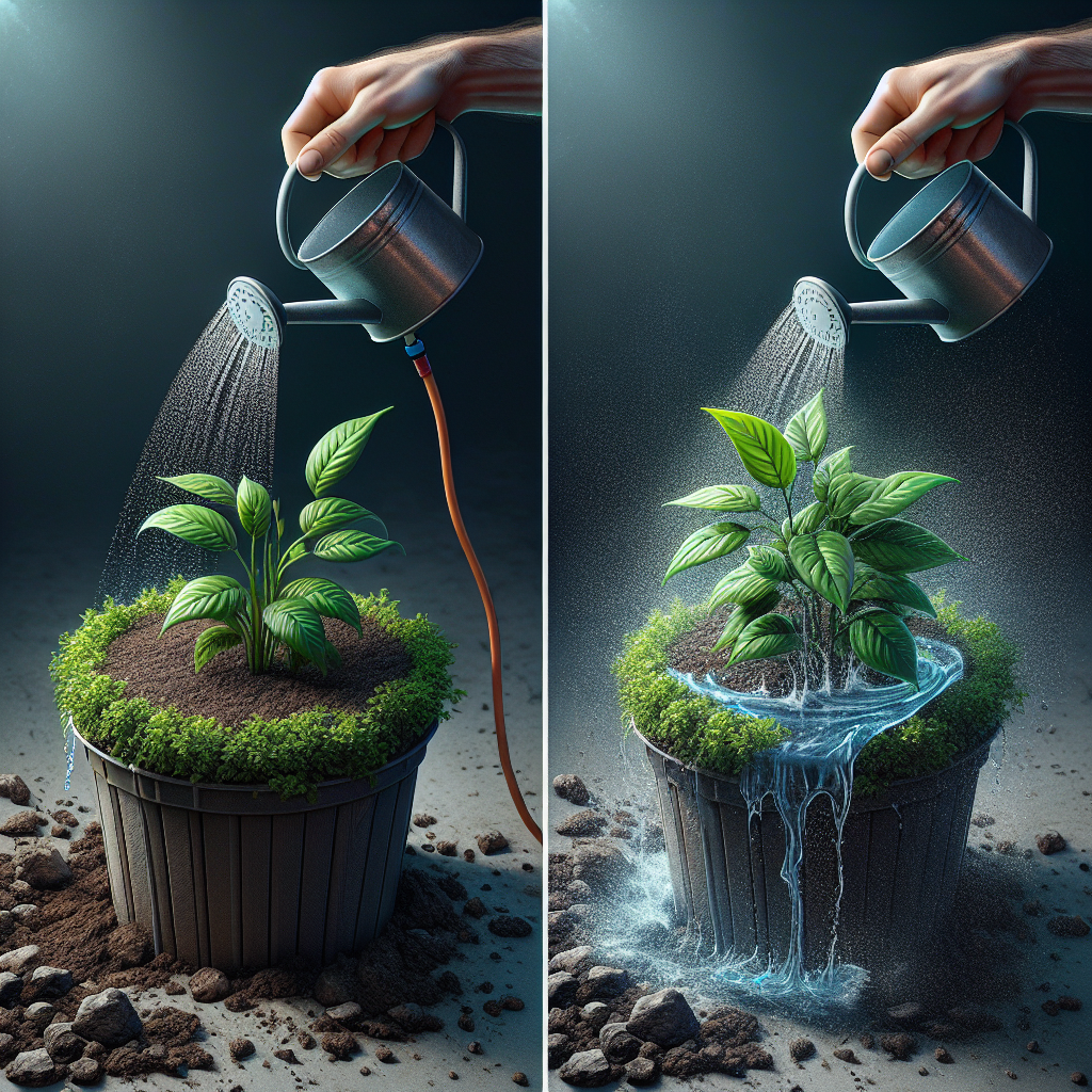 Slow Drip vs. Manual Watering: Which is Better for Your Container Plants?