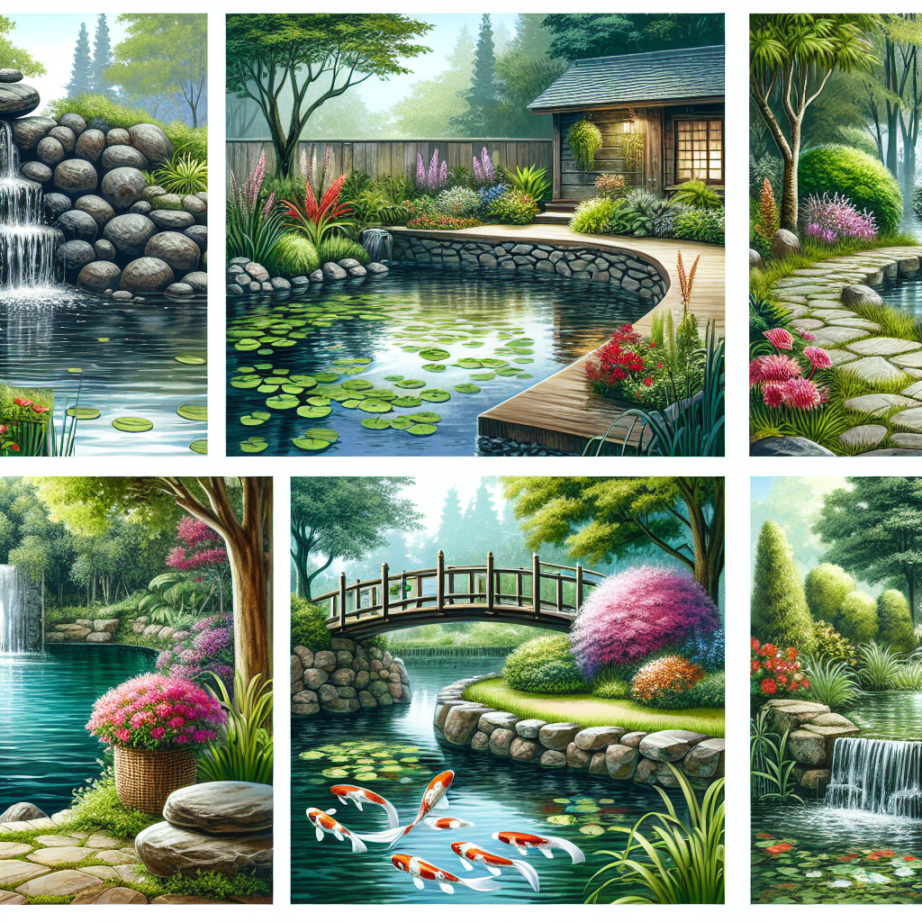 Design Ideas for Eye-Catching Water Garden Features