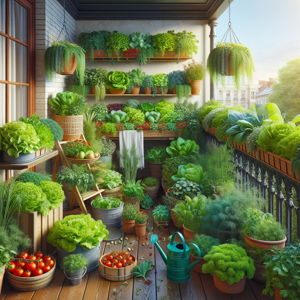 Grow a Salad Garden on your Balcony