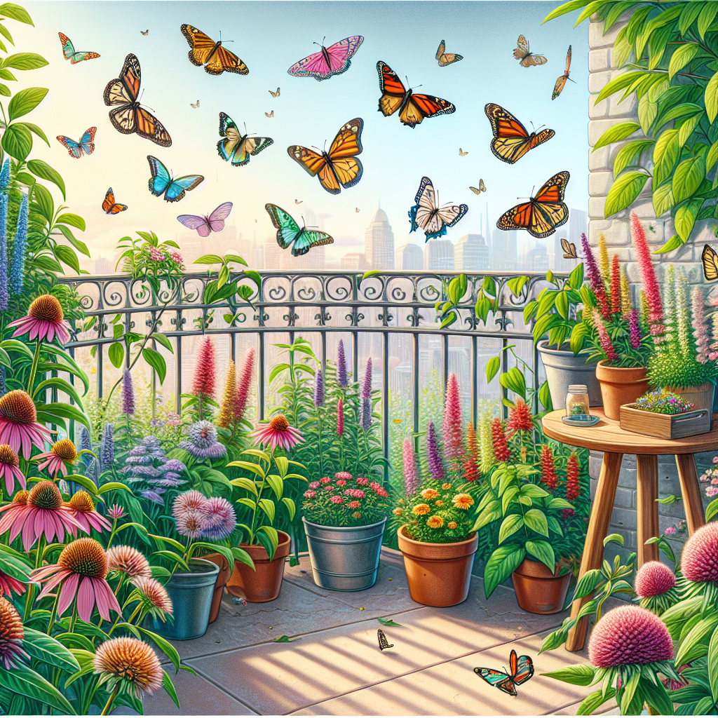 How to Create a Balcony Butterfly Garden