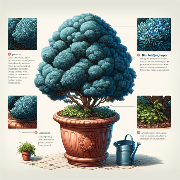 How to Properly Care for Blue Point Junipers in Pots Enjoy Container