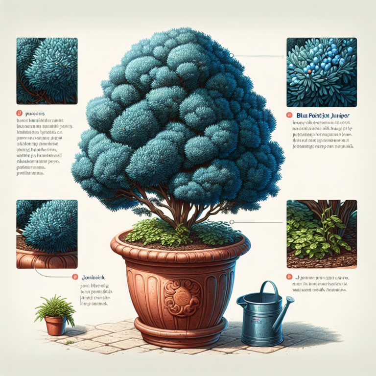 How to Properly Care for Blue Point Junipers in Pots Enjoy Container