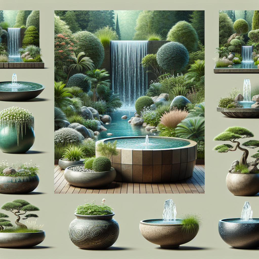 Stunning Water Feature Ideas Using Containers