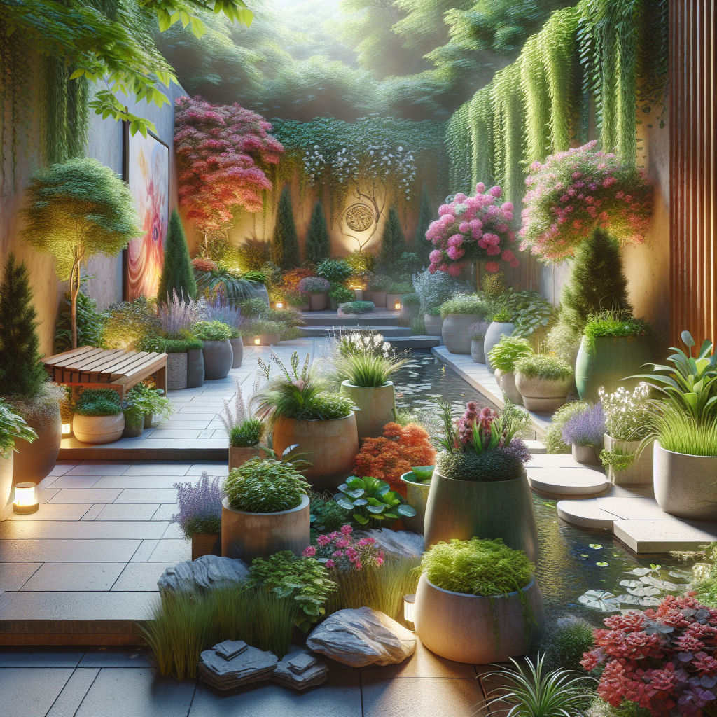 Creating a Zen Vibe in Your Outdoor Oasis with Containers