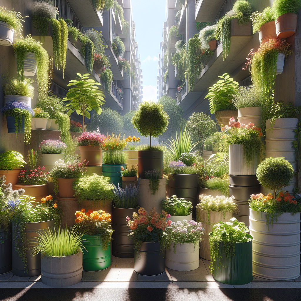 Blossoming Urban Spaces with Container Gardening