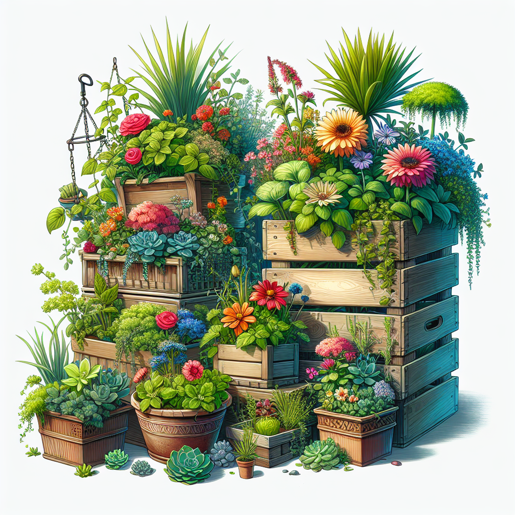 Creative Ways to Design a Vibrant Container Garden