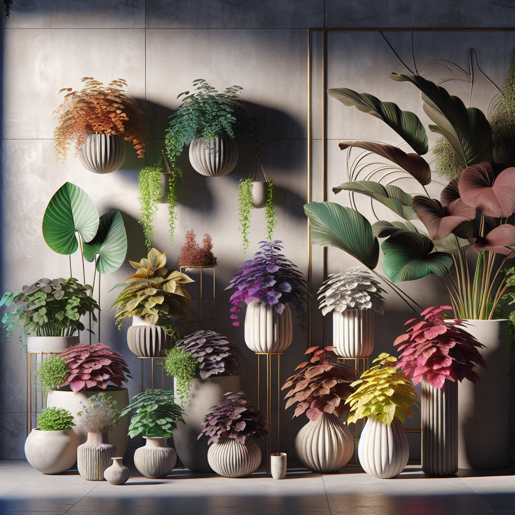 Color Themed Plant Combinations for Stylish Containers