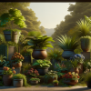 Crafting a Serene Escape with Container Plants